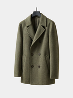 Homme Manteau Croisé Laine