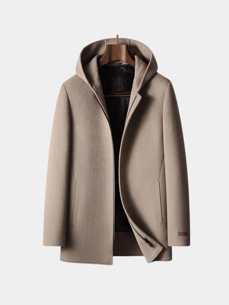 Manteau Aspect Lainage Pour Homme