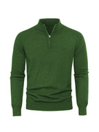 Homme Pull Col Zippé