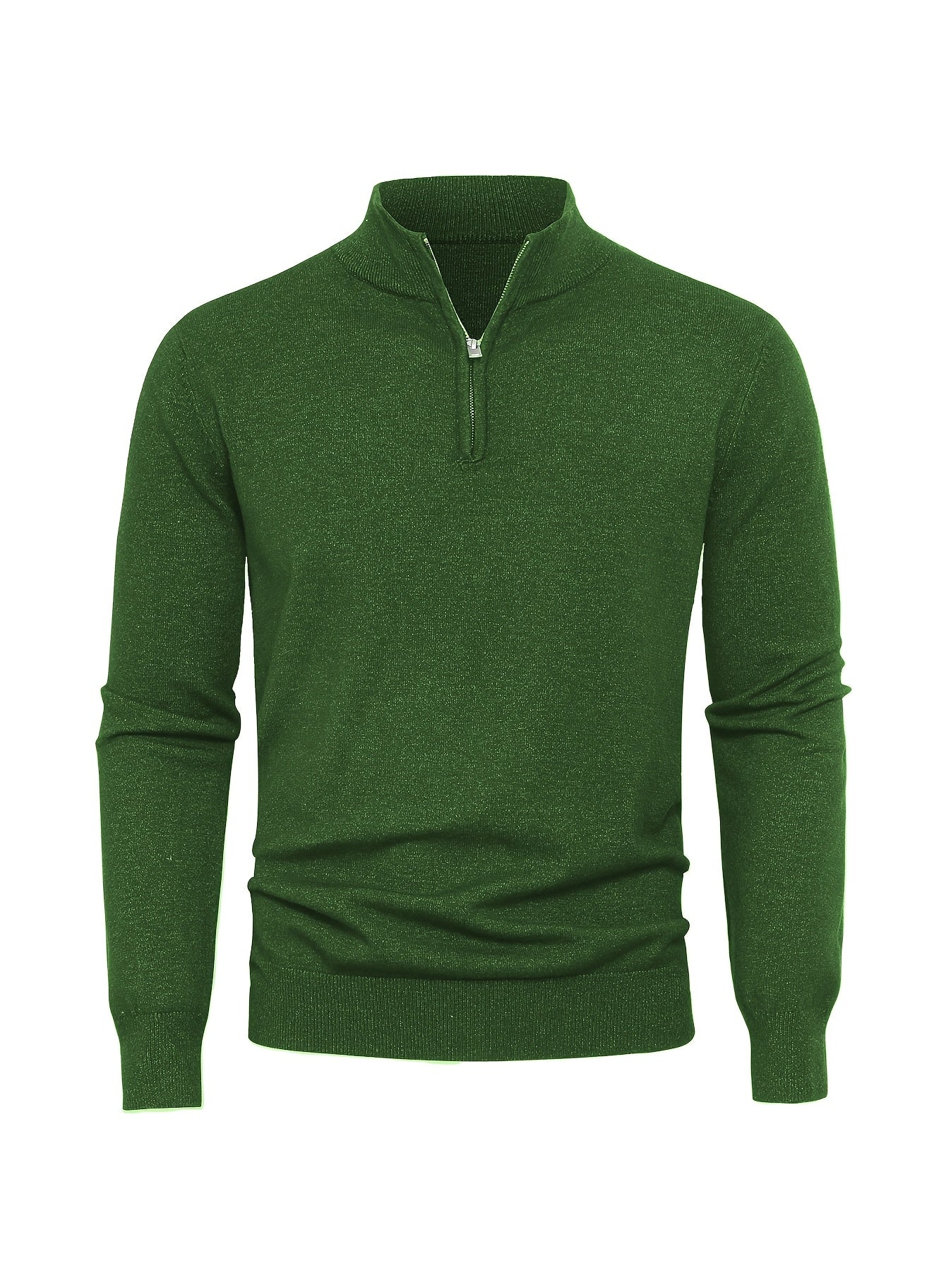 Homme Pull Col Zippé