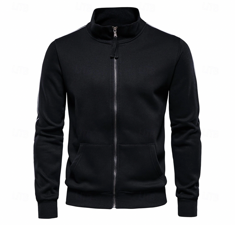 Homme Veste Col Montant