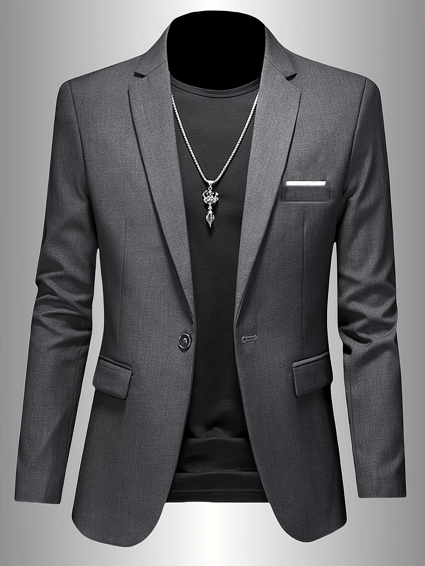 Blazer Coupe Ajustée Pour Homme