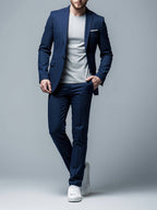 Homme Costume Coupe Ajustée