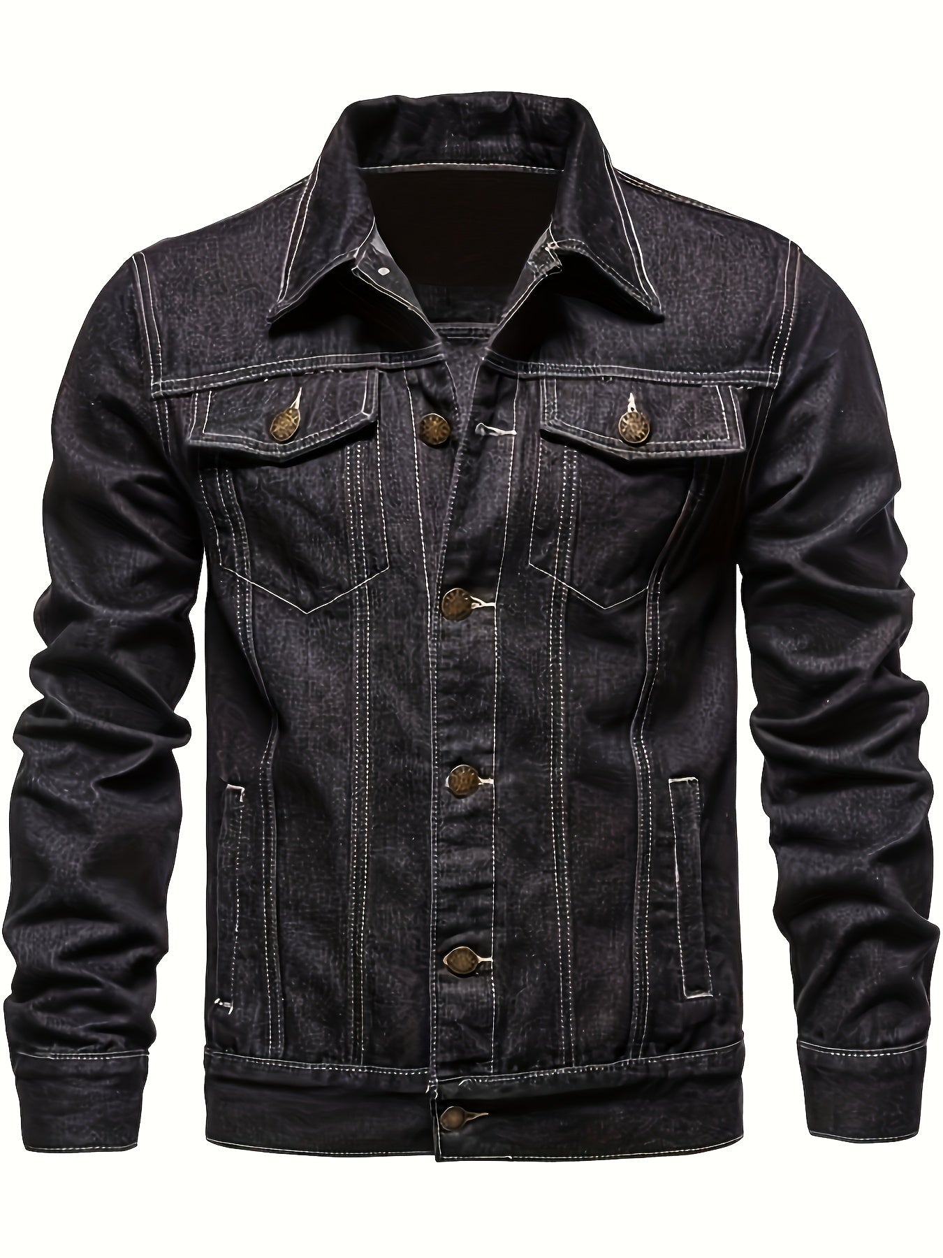 Veste en Jean Matière Stretch Pour Homme