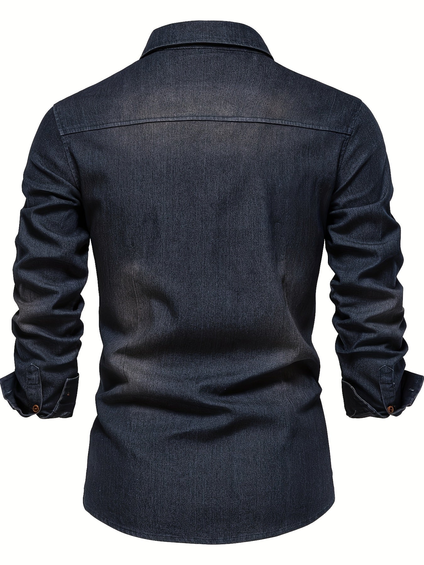 Chemise en Jean Aspect Denim Pour Homme