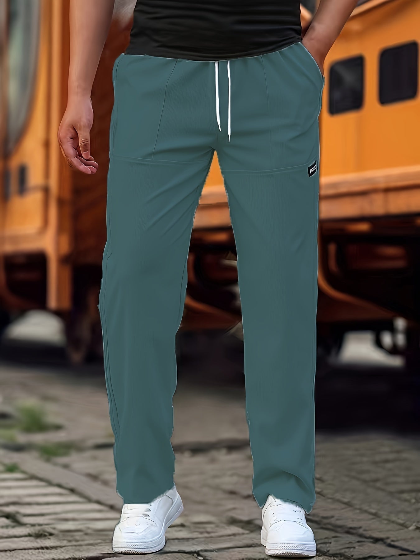 Homme Pantalon Coupe Droite