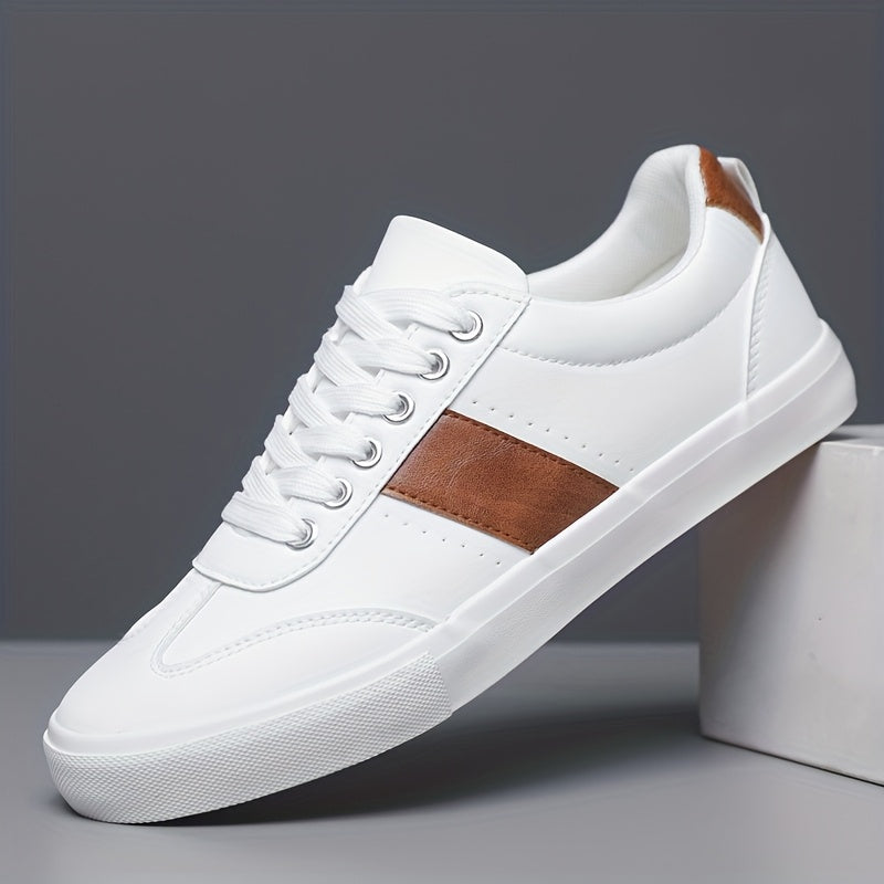 Baskets À Lacets Détails Contrastés Pour Homme