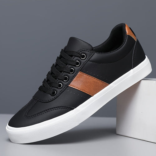 Baskets À Lacets Détails Contrastés Pour Homme