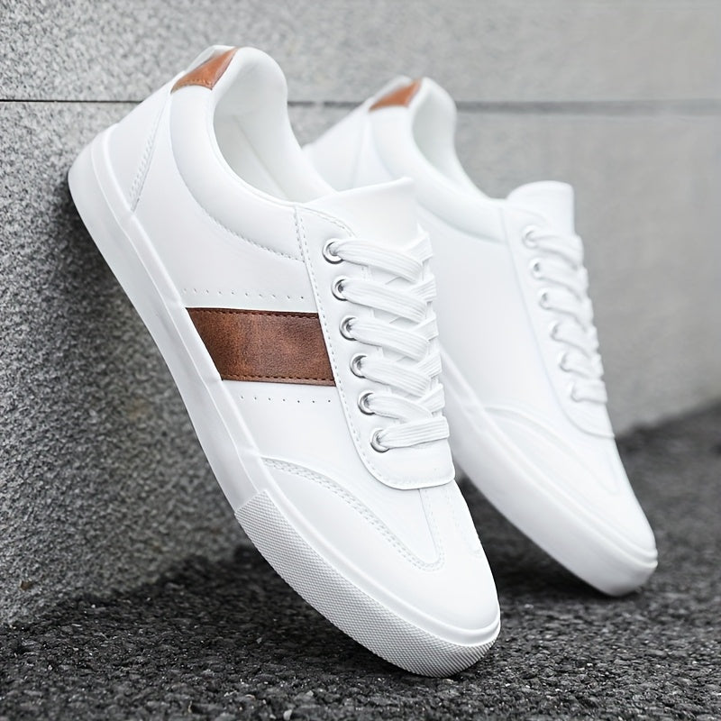 Baskets À Lacets Détails Contrastés Pour Homme