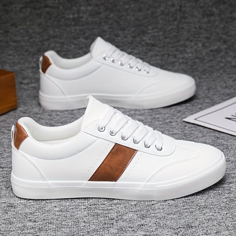 Baskets À Lacets Détails Contrastés Pour Homme