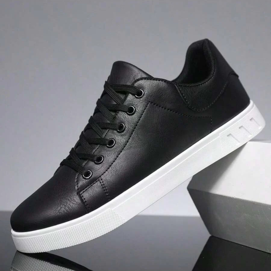 Baskets À Lacets Basses Semelle Épaisse Détails Contrastés Pour Homme