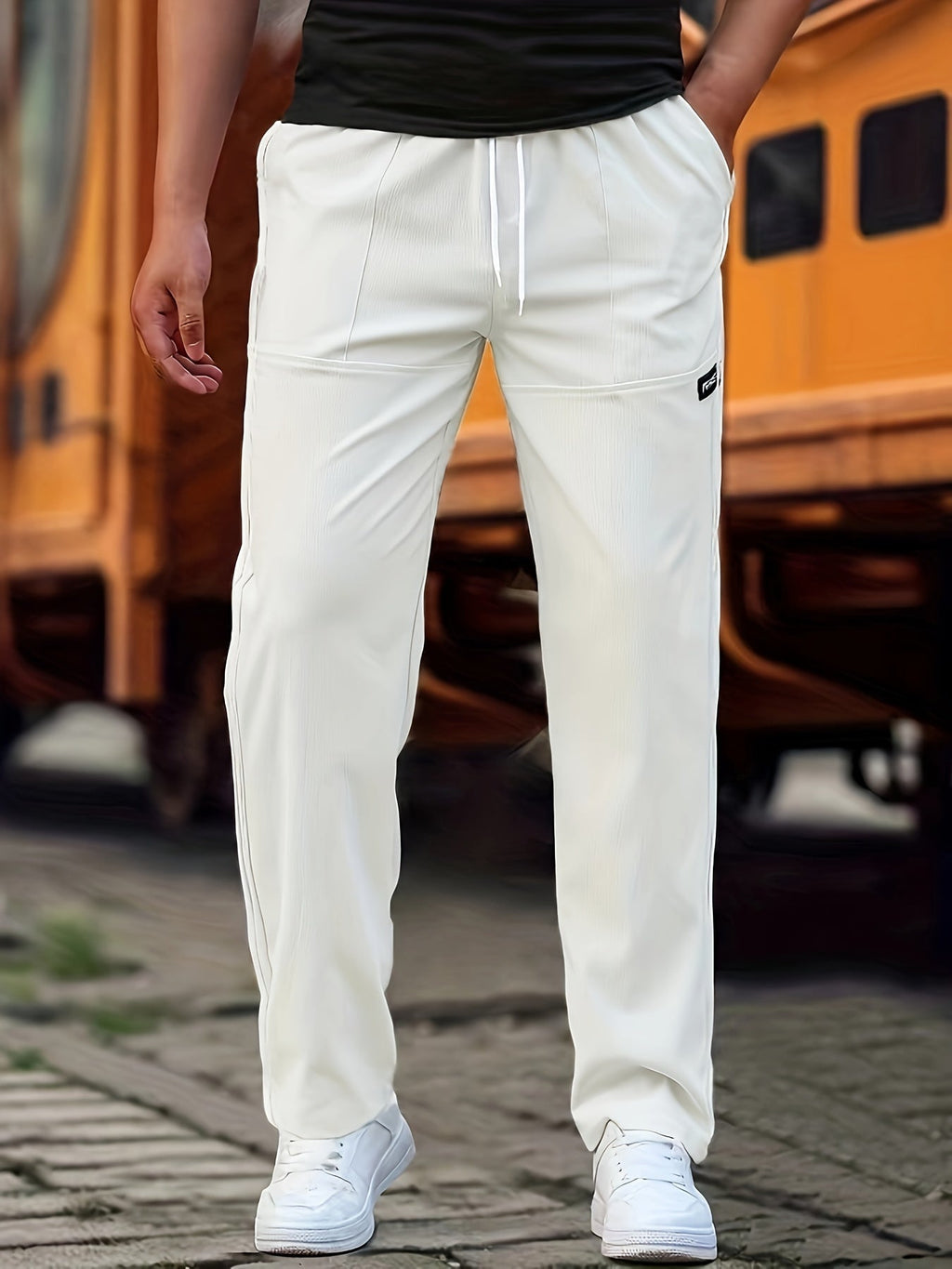Homme Pantalon Coupe Droite