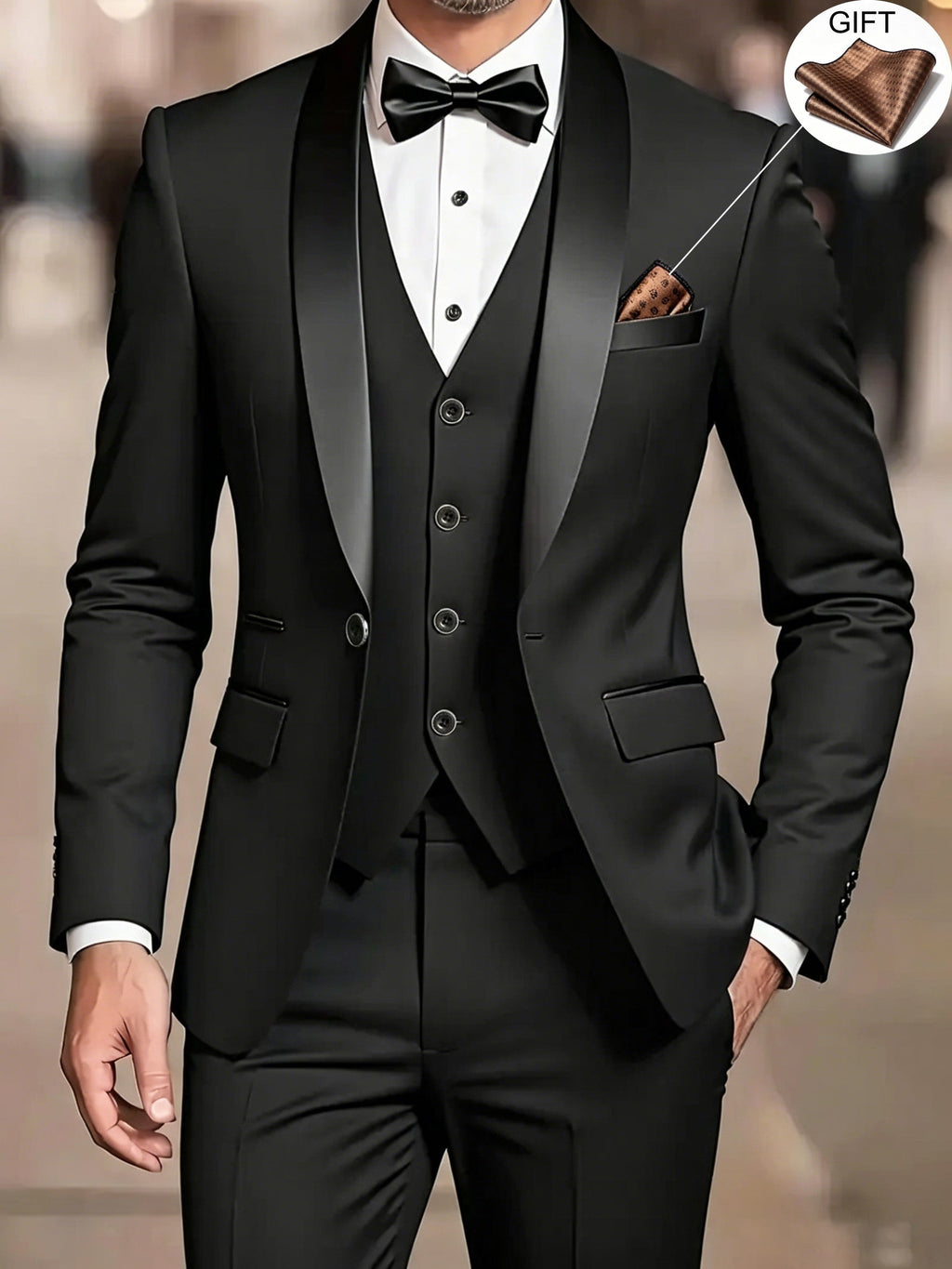Costume 2 Pièces Coupe Droite 2 Pour Homme