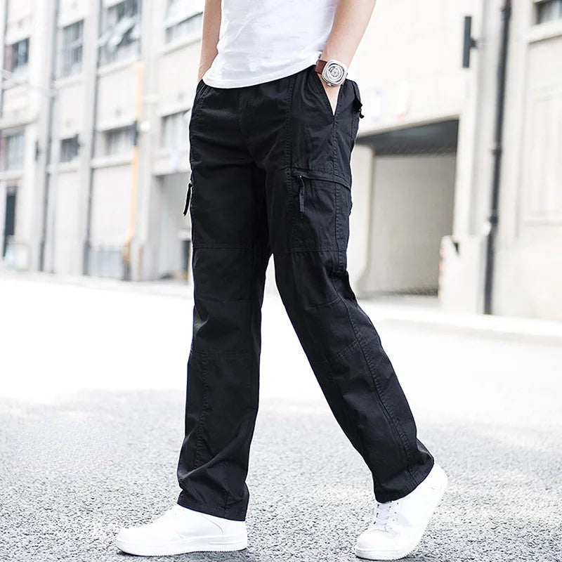 Homme Pantalon Cargo Poches