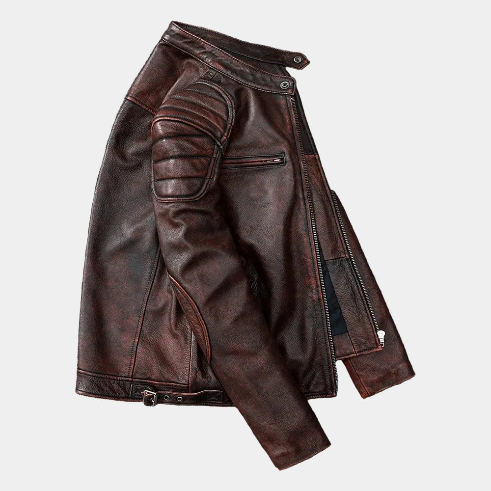 Veste Col Montant Zippée Poches Pour Homme