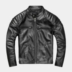 Veste Col Montant Zippée Poches Pour Homme