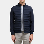 Blouson Matelassé Col Montant Zippé Pour Homme