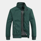 Blouson Zippé Col Montant Manches Longues Pour Homme