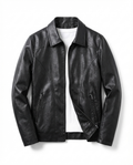 Veste Zippée Col Classique Manches Longues Poches Pour Homme