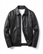 Veste Zippée Col Classique Manches Longues Poches Pour Homme