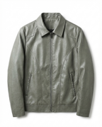 Blouson Zippé Col Classique Manches Longues Poches Pour Homme