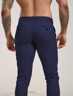 Pantalon Matière Stretch Coupe Ajustée Pour Homme