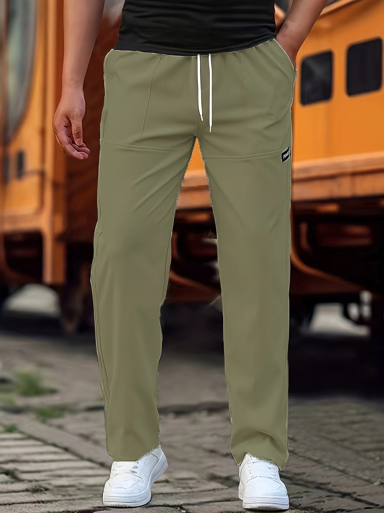 Homme Pantalon Coupe Droite