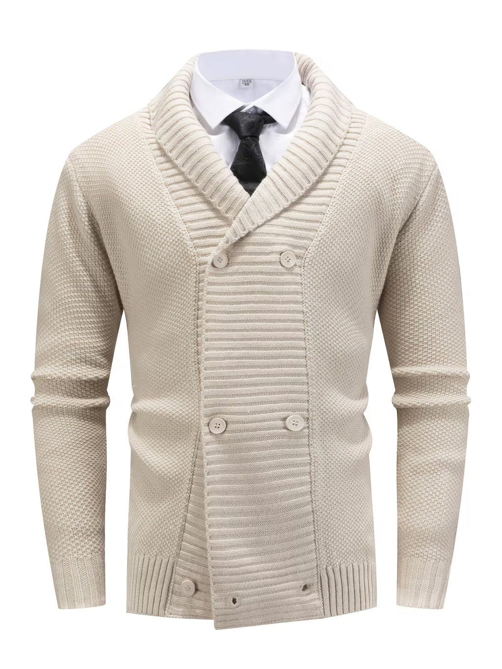 Homme Pull Col Châle