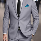 Costume 2 Pièces Coupe Droite Pour Homme