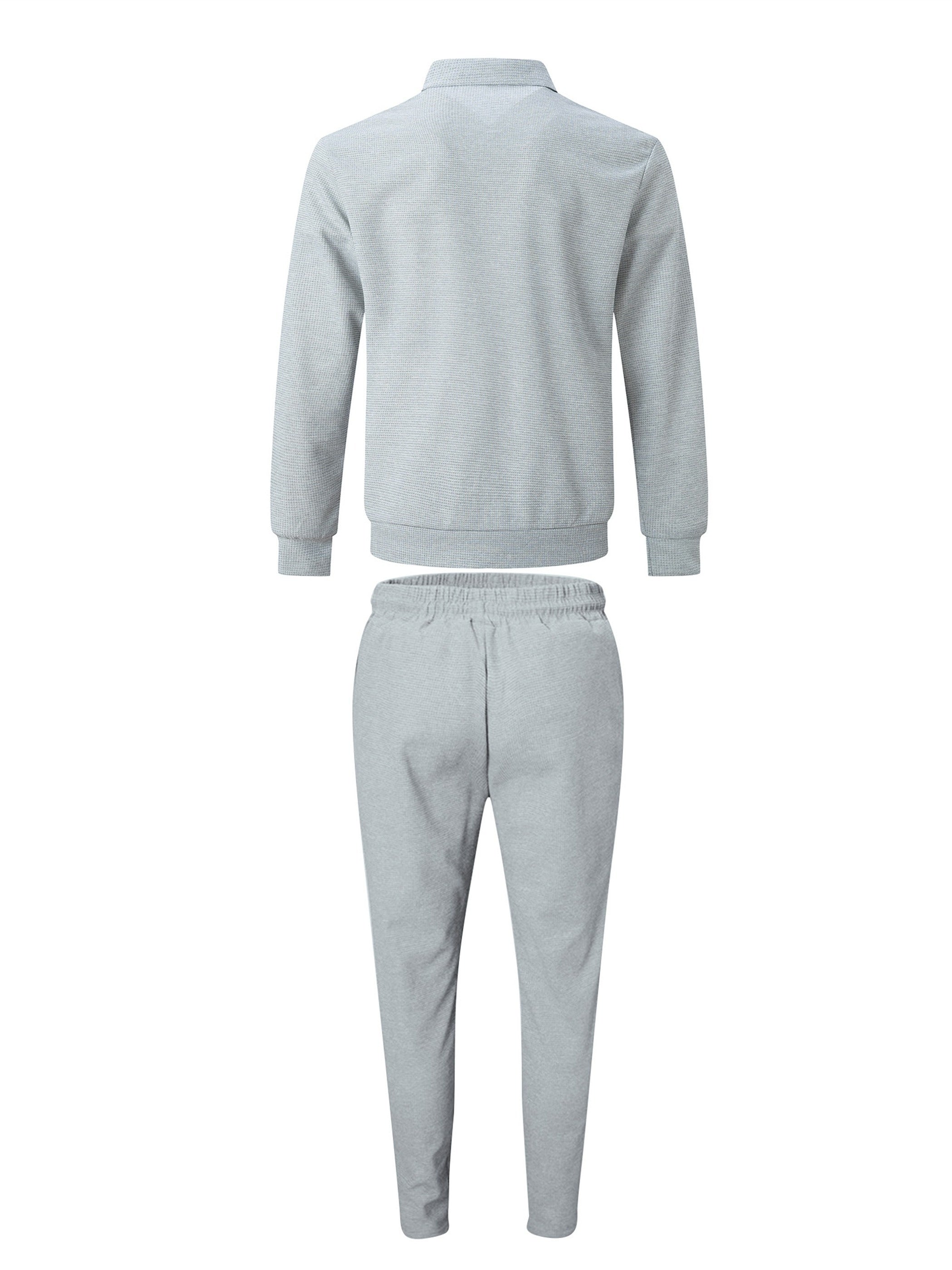 Costume 2 Pièces Maille Douce Pour Homme