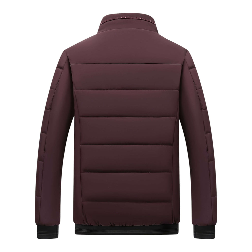 Veste Maille Côtelée Fermeture Zippée Pour Homme