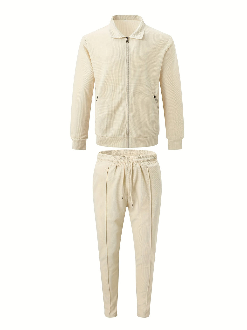 Costume 2 Pièces Maille Douce Pour Homme