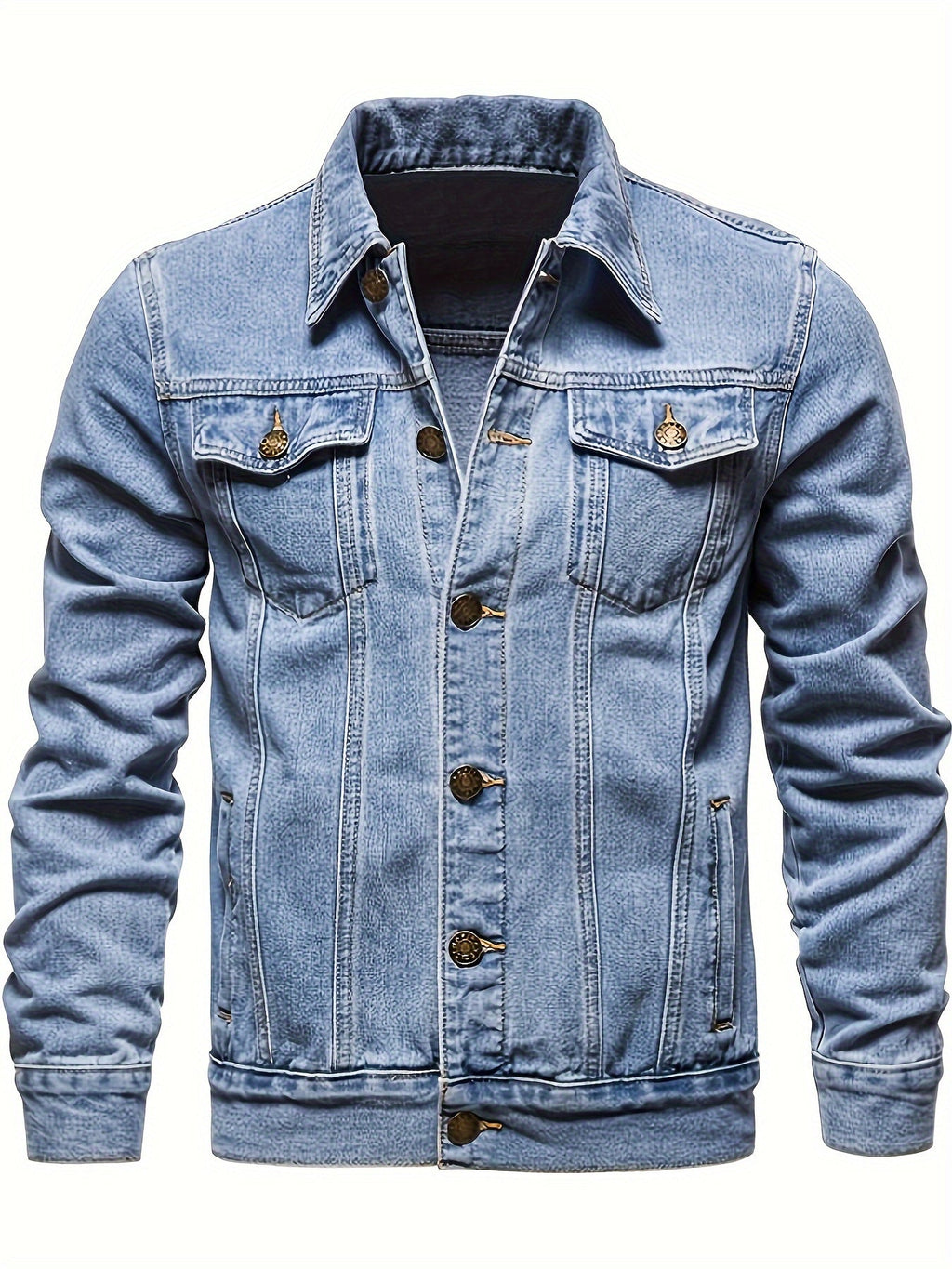 Veste en Jean Matière Stretch Pour Homme