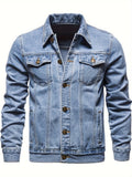 Veste en Jean Matière Stretch Pour Homme