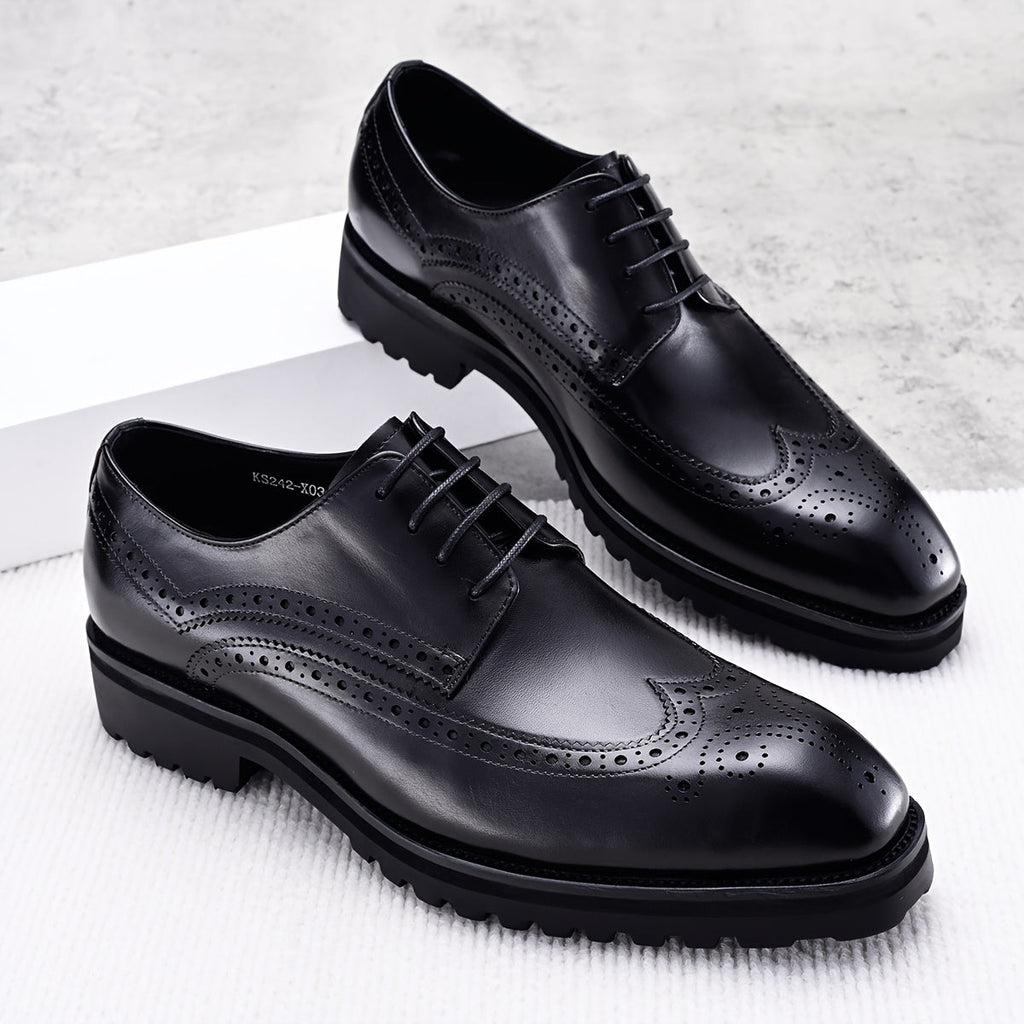 Chaussures Derby À Lacets Pour Homme