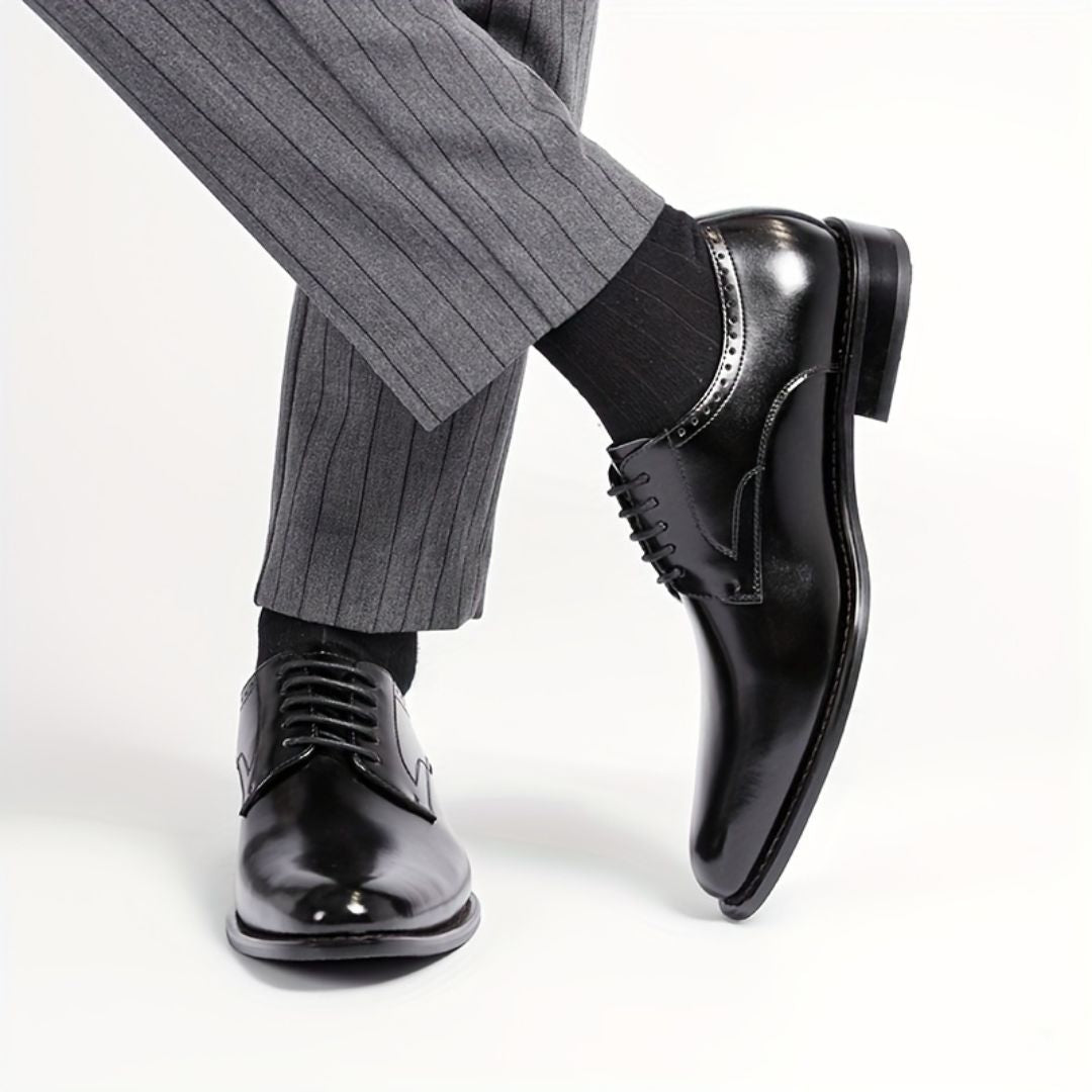 Chaussures À Lacets Semelle Basse Bout Rond Pour Homme