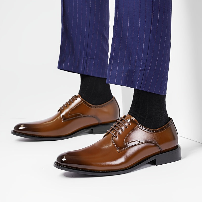 Chaussures À Lacets Semelle Basse Bout Rond Pour Homme