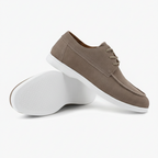 Chaussures À Lacets Bout Mocassin Coutures Apparentes Pour Homme