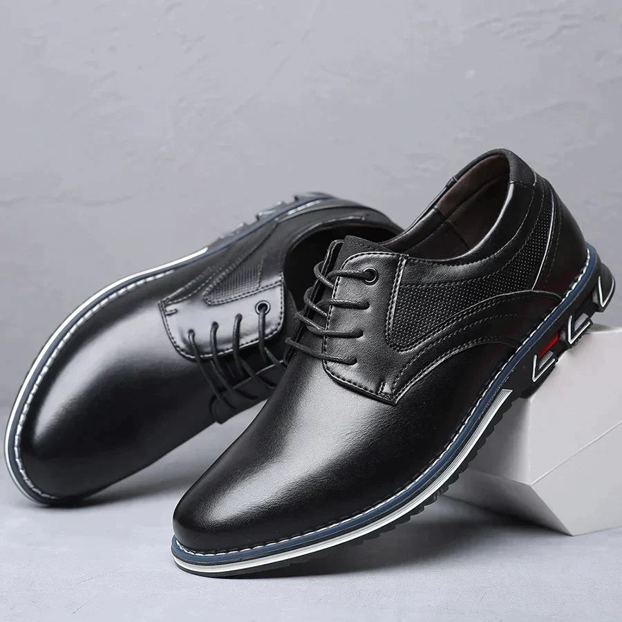 Chaussures À Lacets Semelle Épaisse Œillets Pour Homme