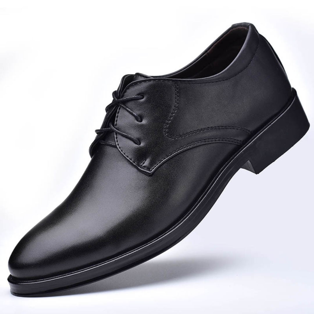 Chaussures À Lacets Finition Habillée Bout Rond Pour Homme
