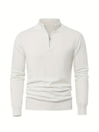 Homme Pull Col Zippé