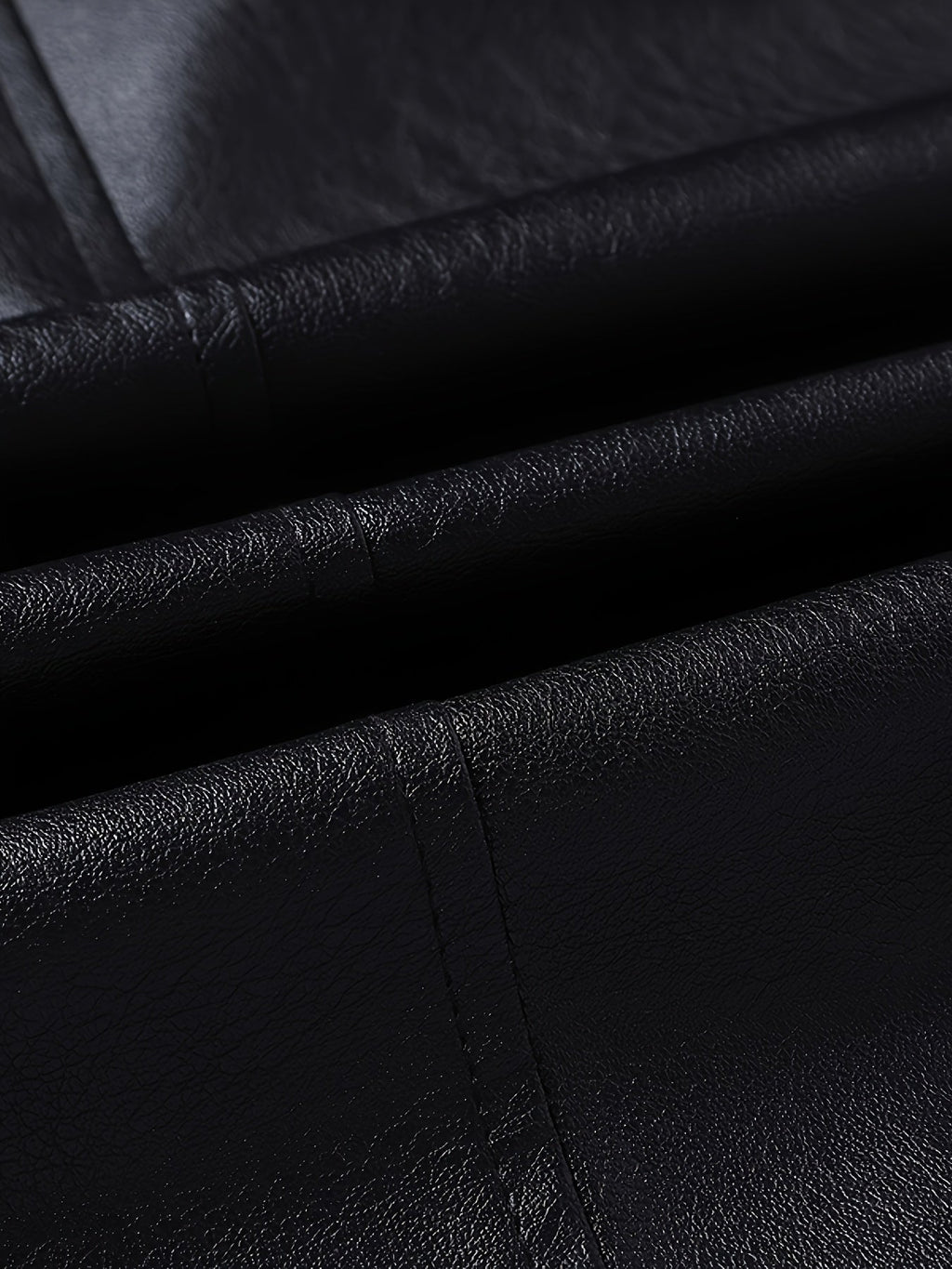 Homme Veste Aspect Cuir