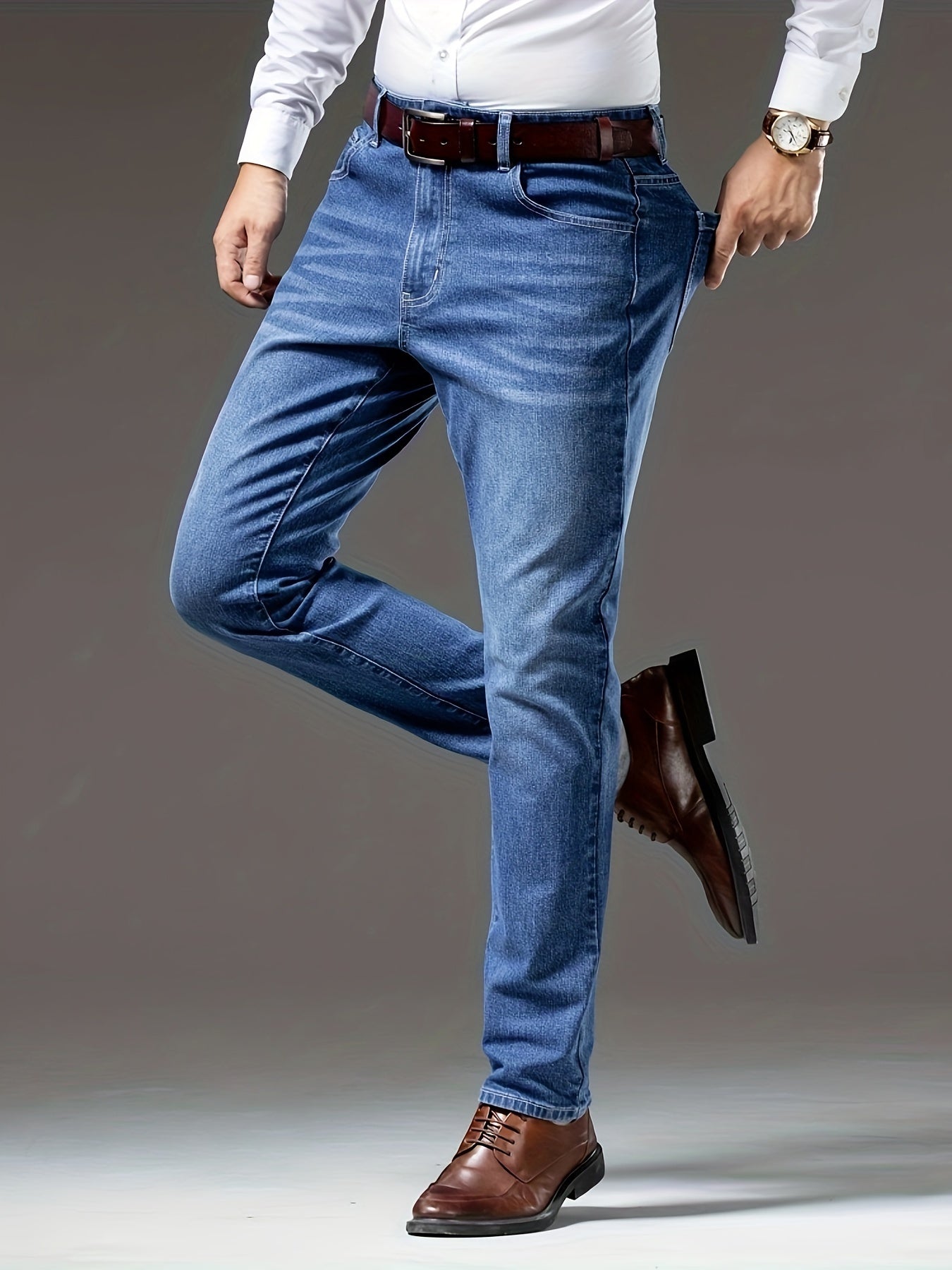 Jean Matière Stretch Pour Homme