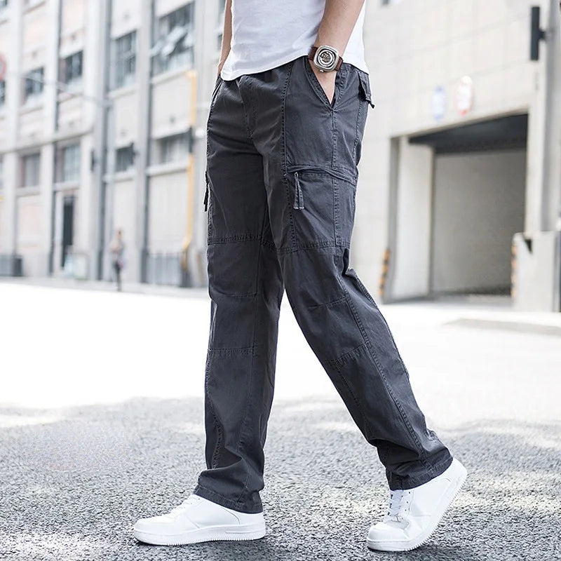 Homme Pantalon Cargo Poches