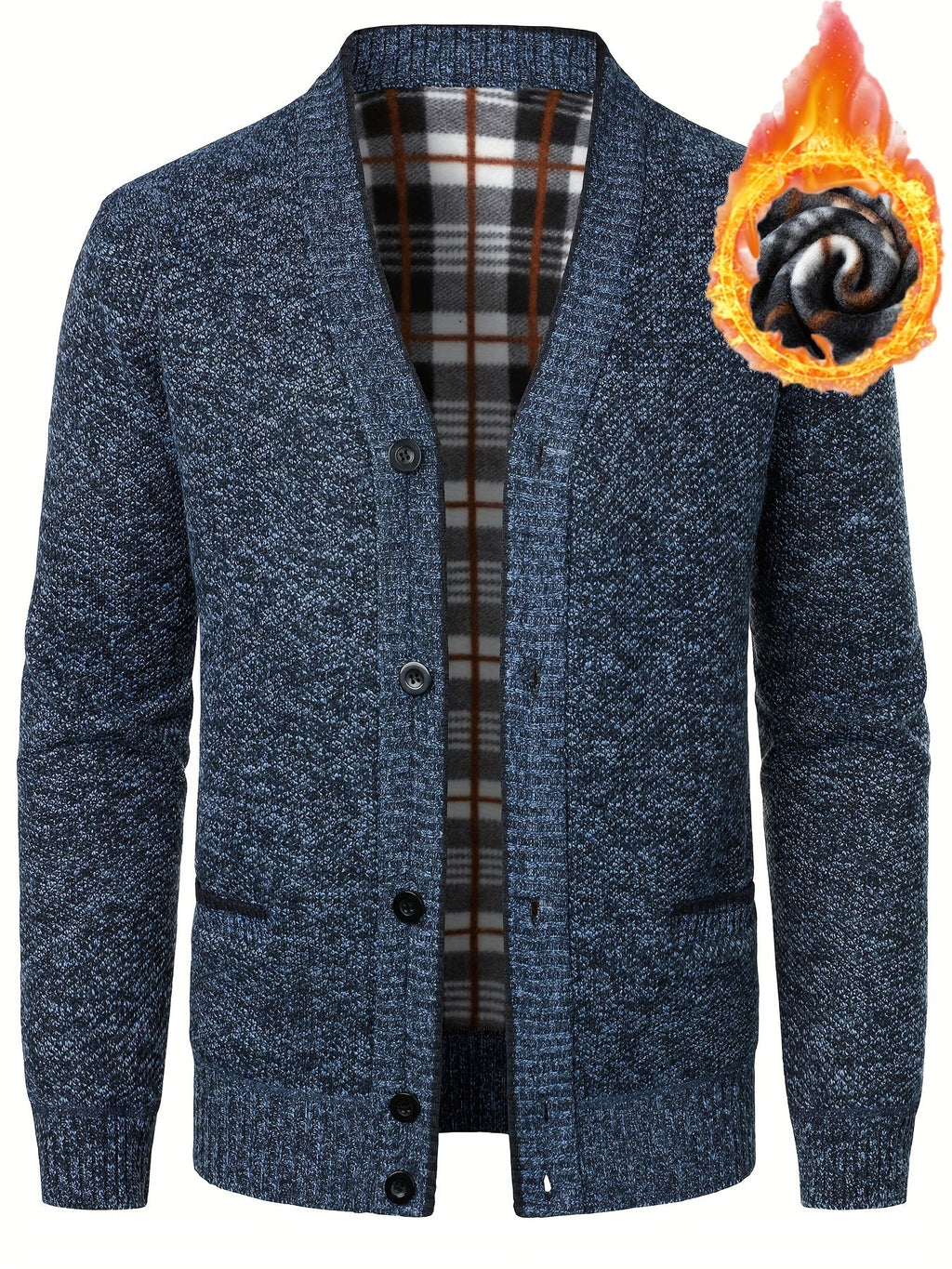 Homme Cardigan Maille Boutonné