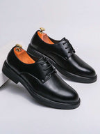 Chaussures Derby Bout Rond Pour Homme