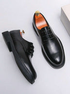 Chaussures Derby Bout Rond Pour Homme