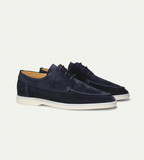 Chaussures Derby Bout Mocassin Coutures Apparentes Empeigne Unie Pour Homme