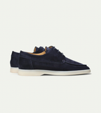 Chaussures Derby Bout Mocassin Coutures Apparentes Empeigne Unie Pour Homme