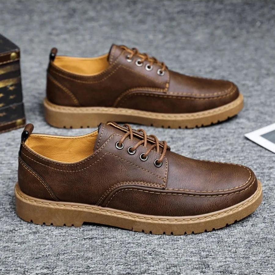 Derbies Surpiqûres Basses Pour Homme